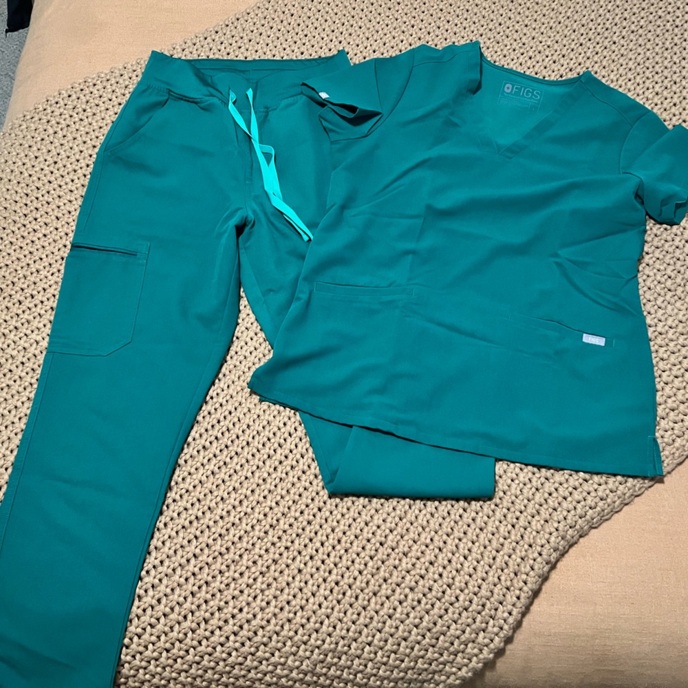 Teal Scrub Set